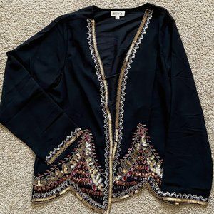 BRAND NEW: NOVICA by National Geographic Black Sequin Evening Jacket